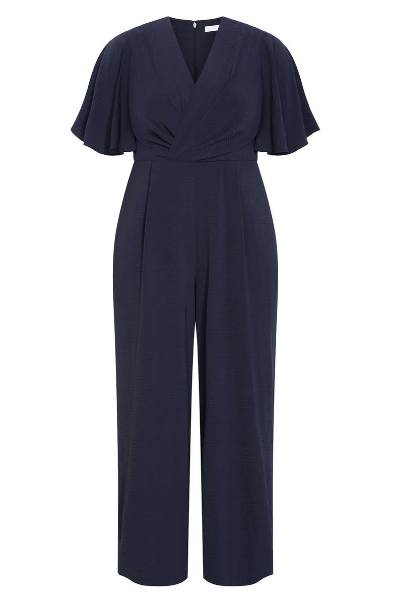 City Chic Braelynn Short Sleeve Jumpsuit, Main, color, 