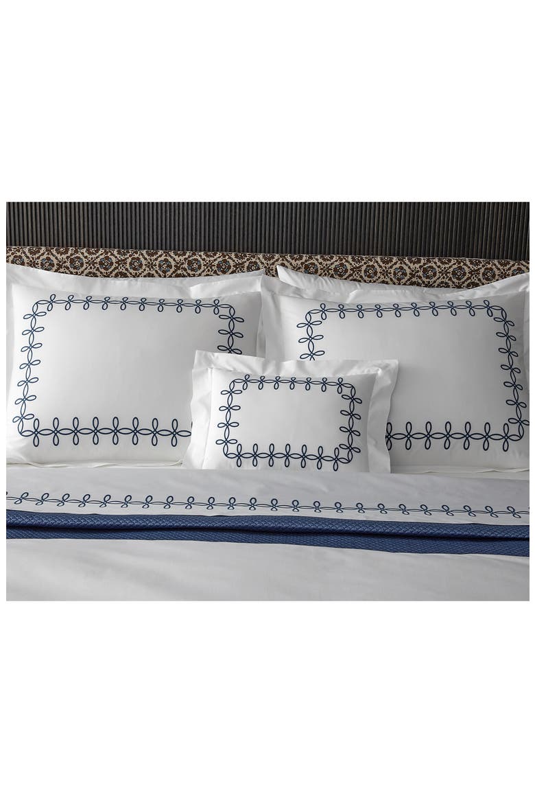 Gordian Knot Egyptian Cotton Percale Pillow Sham, Alternate, color, CREAM