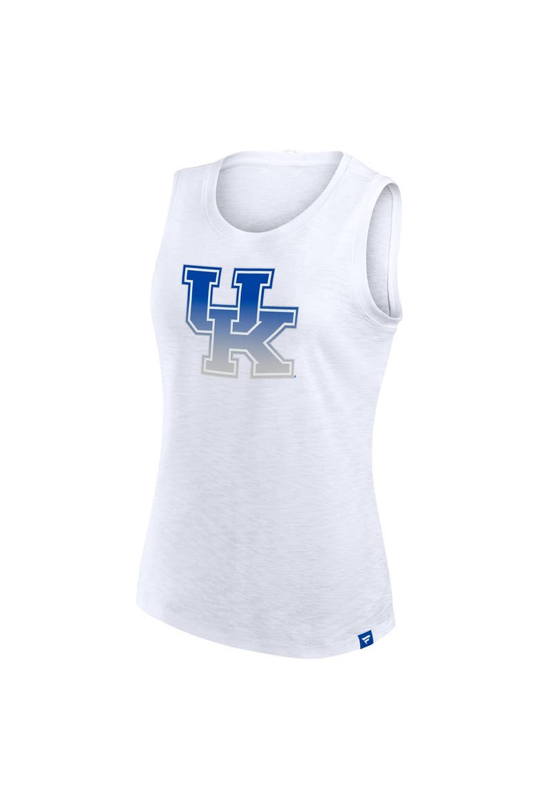 Women's Fanatics White Kentucky Wildcats Activate Slub Tank Top, Alternate, color, White