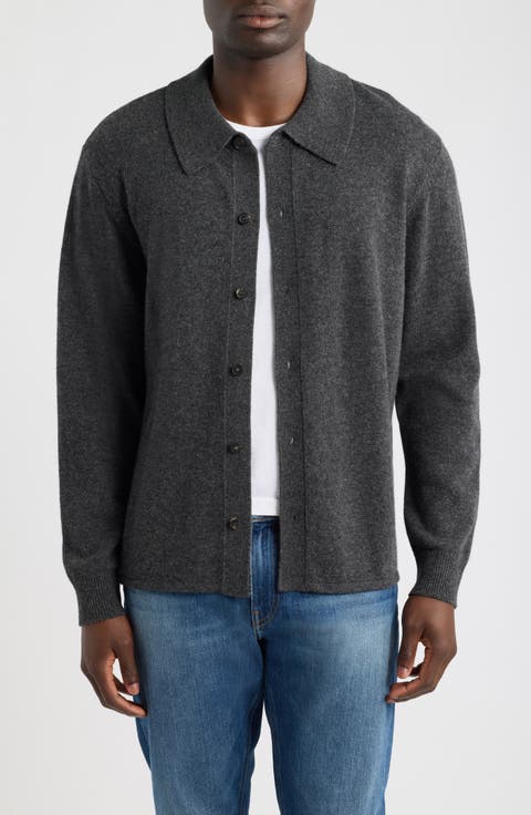 Boiled Wool Shirt Sweater