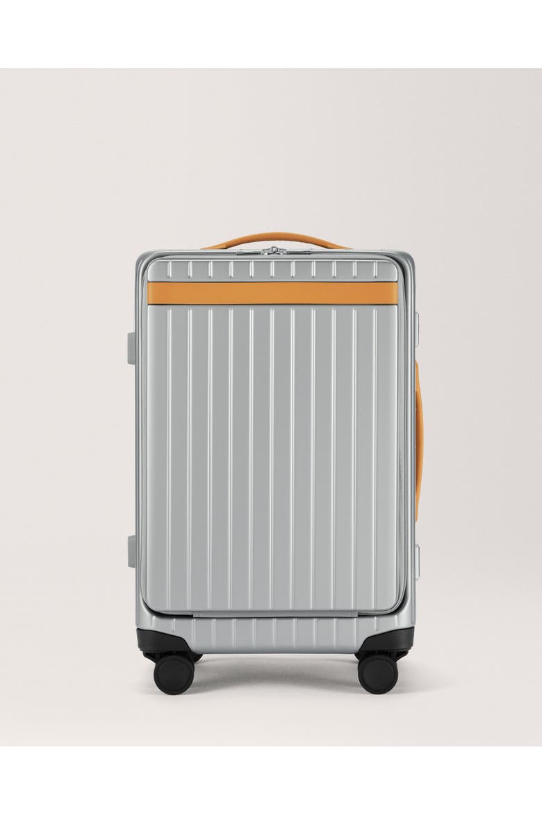 The Carry-on X Suitcase, Main, color, Arctic Grey / Tan