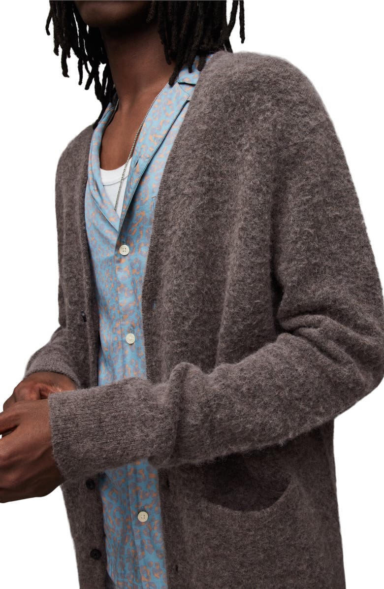 AllSaints Renn Cardigan, Alternate, color, 