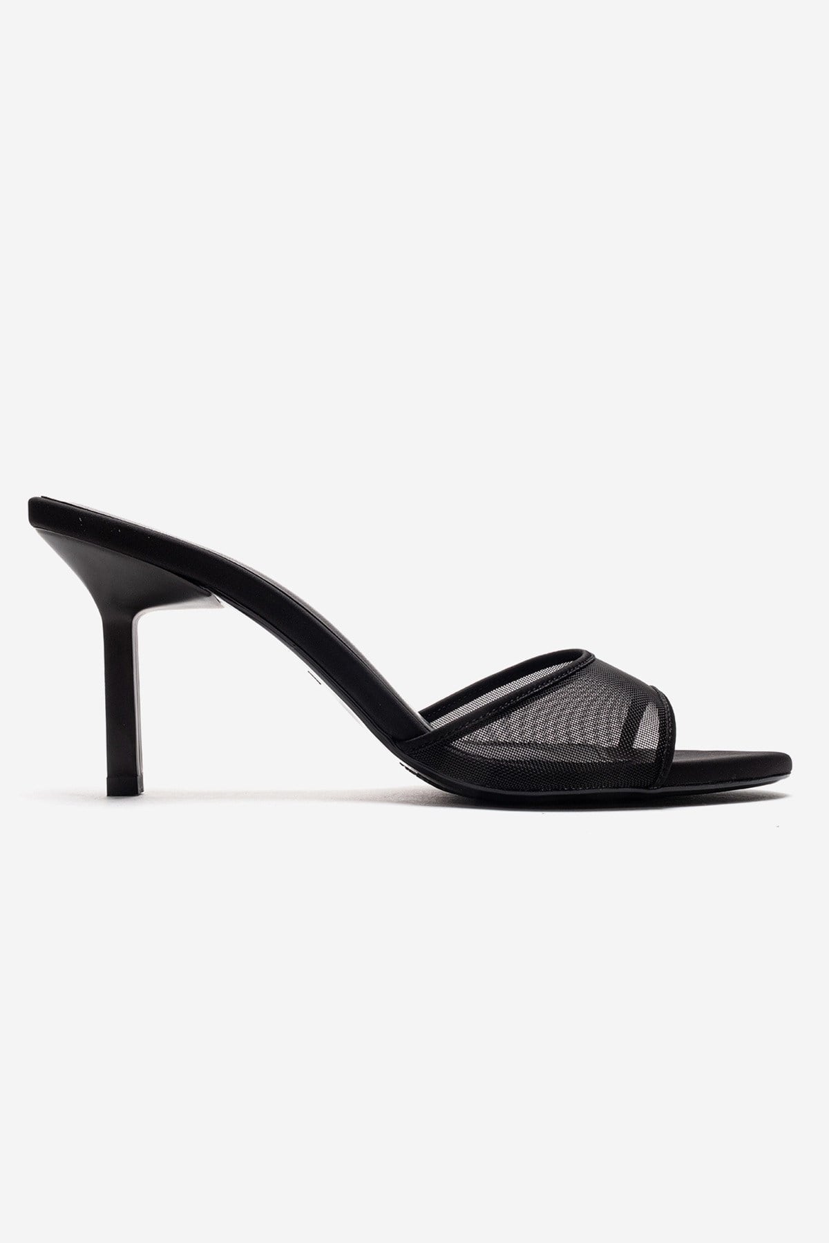 Prologue Shoes Monroe Stiletto Mesh Sandal, Alternate, color, Black