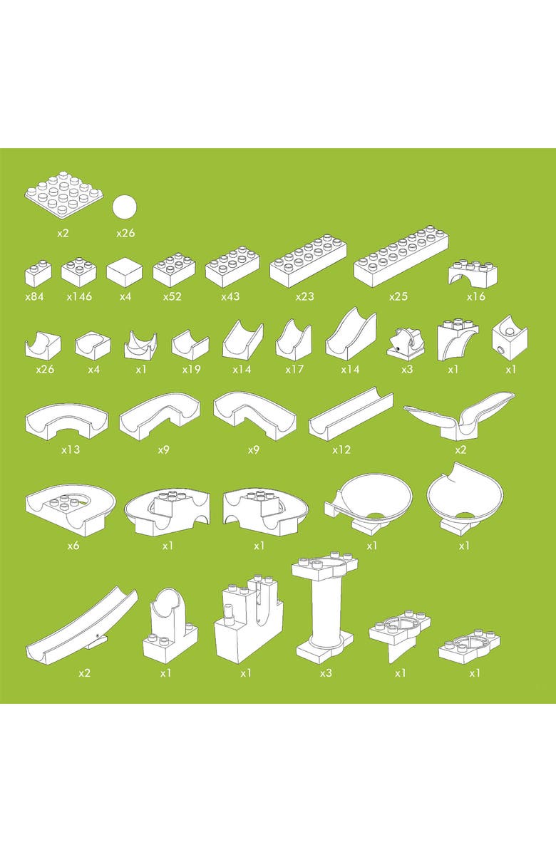 HABA Hubelino Mega Plastic Bricks Building Set, Alternate, color,
