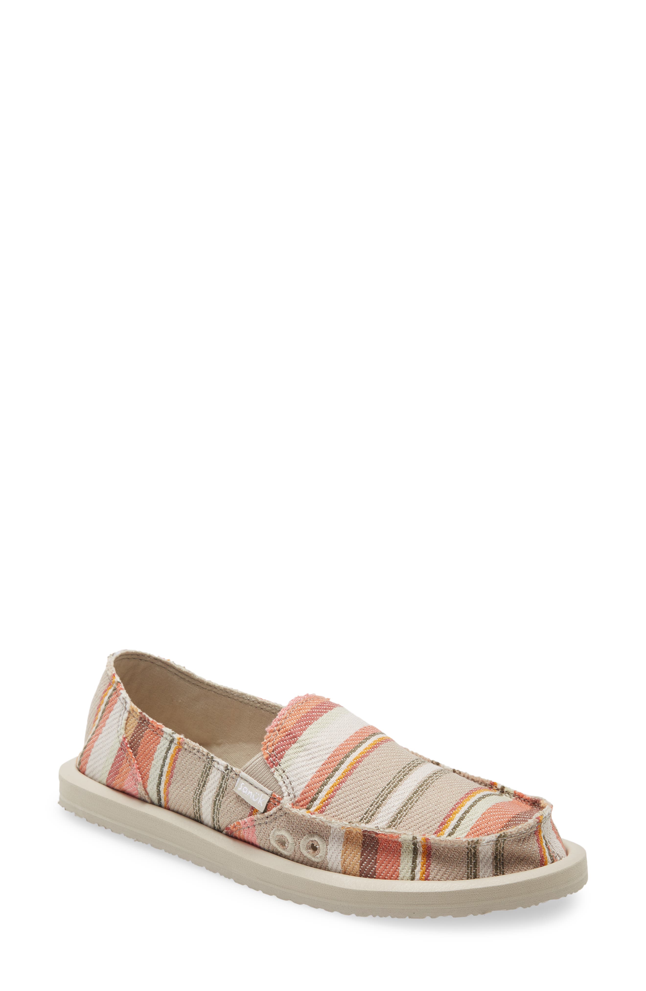 'Donna Blanket' Woven Slip-On, Main, color, EARTH SADDLE BLANKET