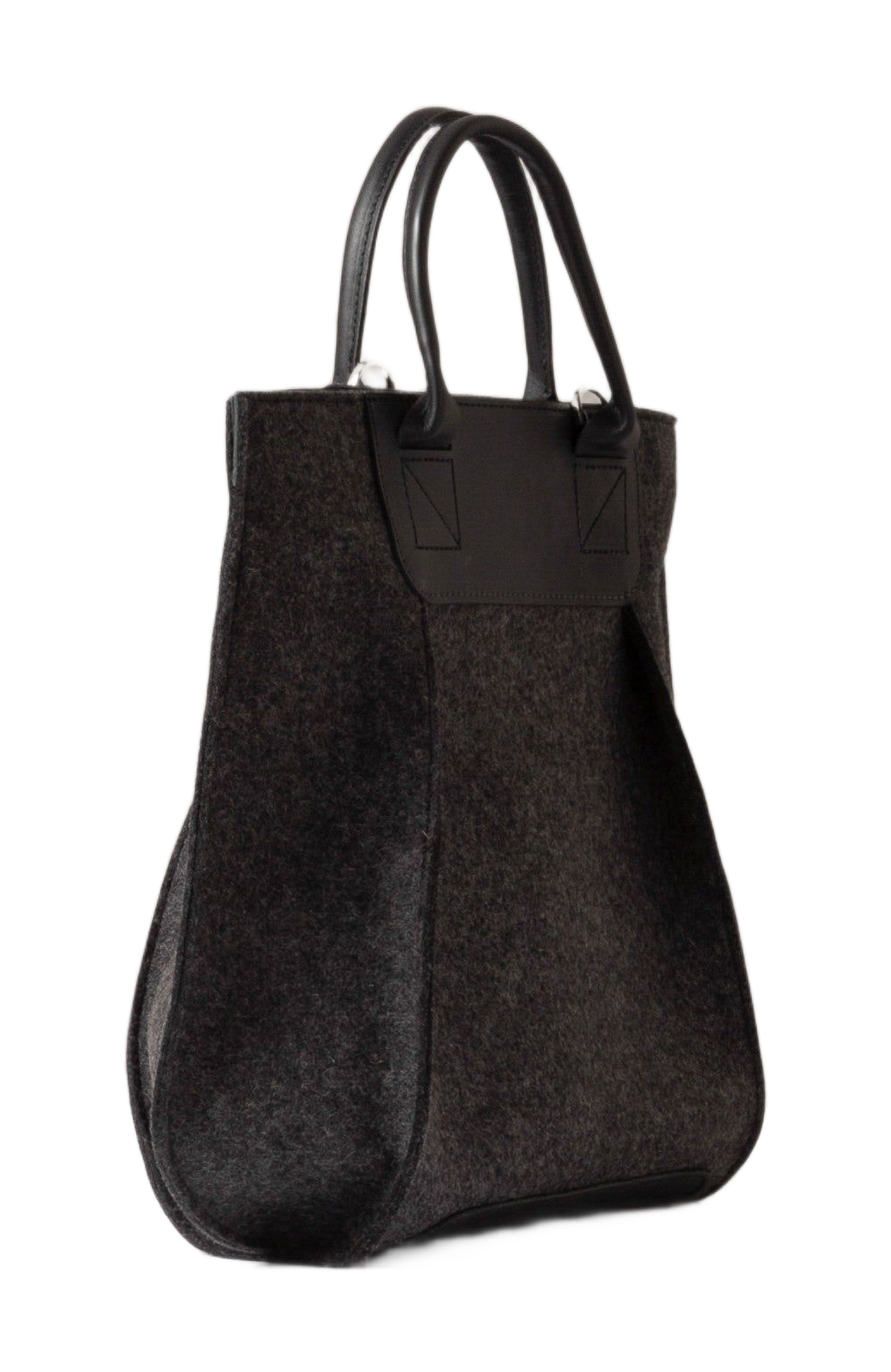 Graf Lantz Frankie Merino Wool Tote, Alternate, color, Charcoal Black