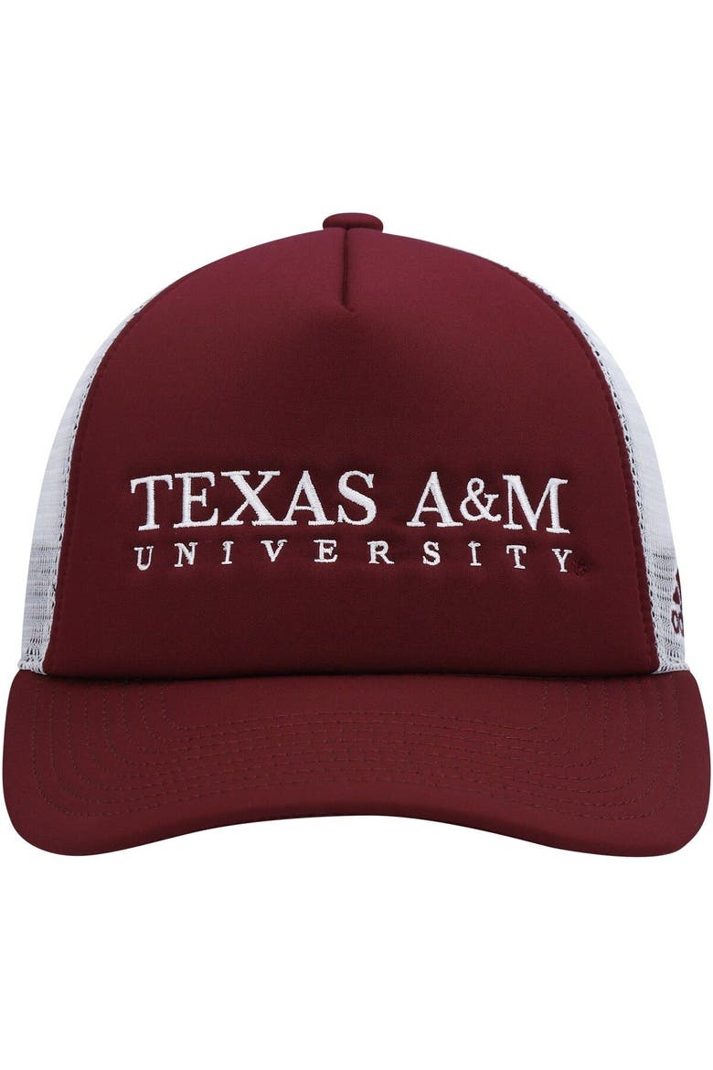 Men's adidas Maroon/White Texas A&M Aggies Foam Trucker Snapback Hat, Alternate, color, Maroon