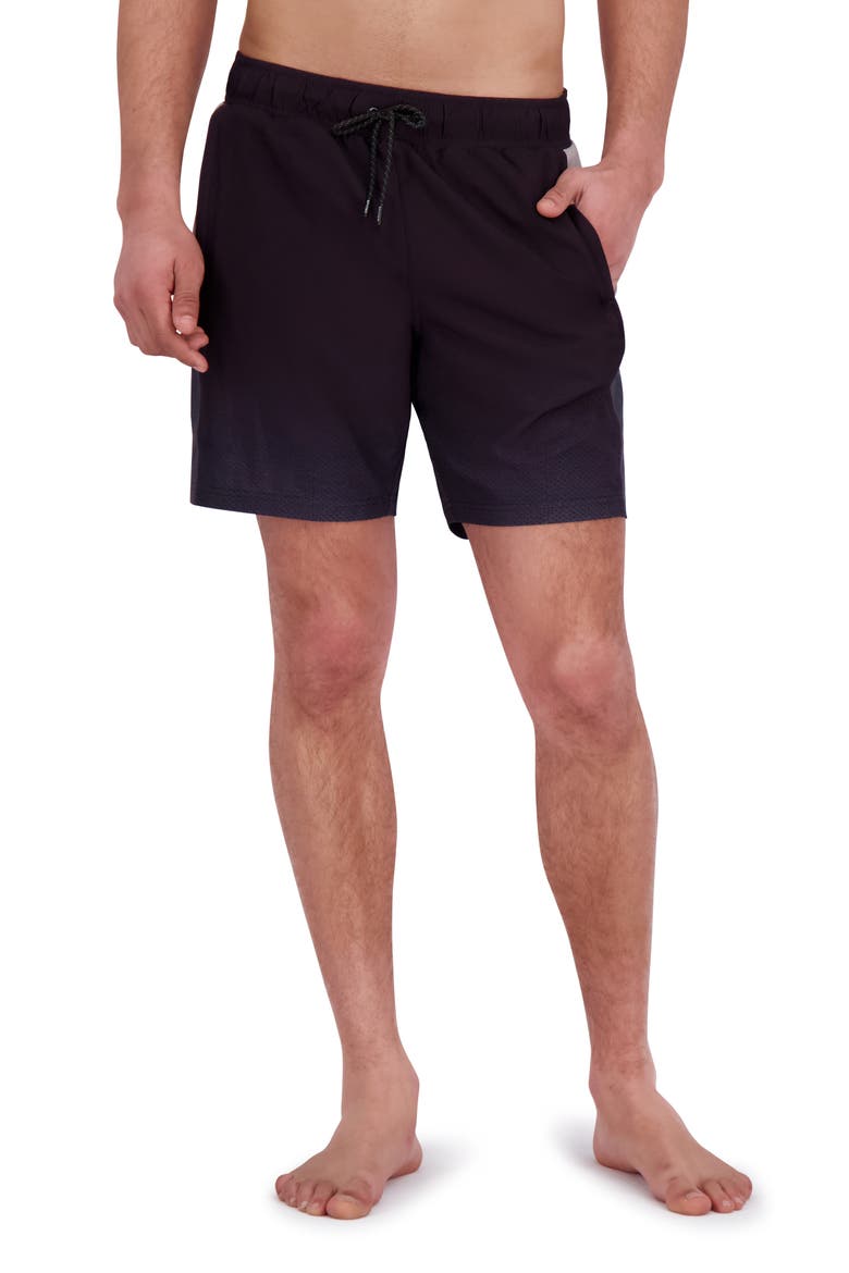 Volley Swim Trunks, Main, color, BLACK