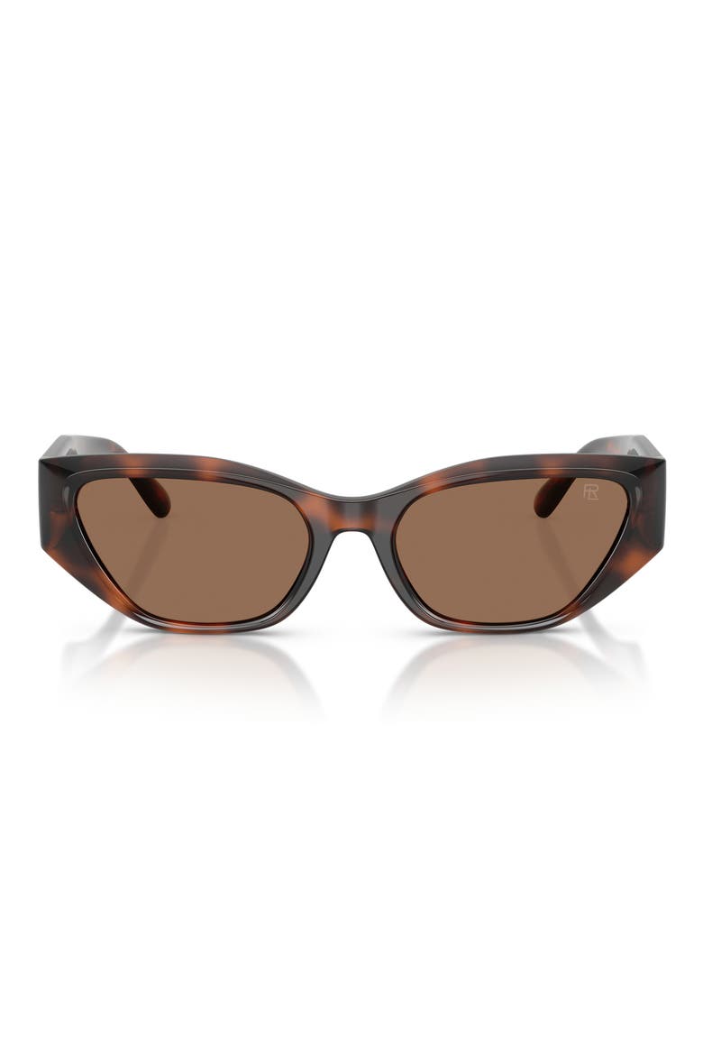 55mm Butterfly Sunglasses, Main, color, LIGHT HAVANA / BROWN