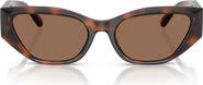 Ralph Lauren 55mm Butterfly Sunglasses