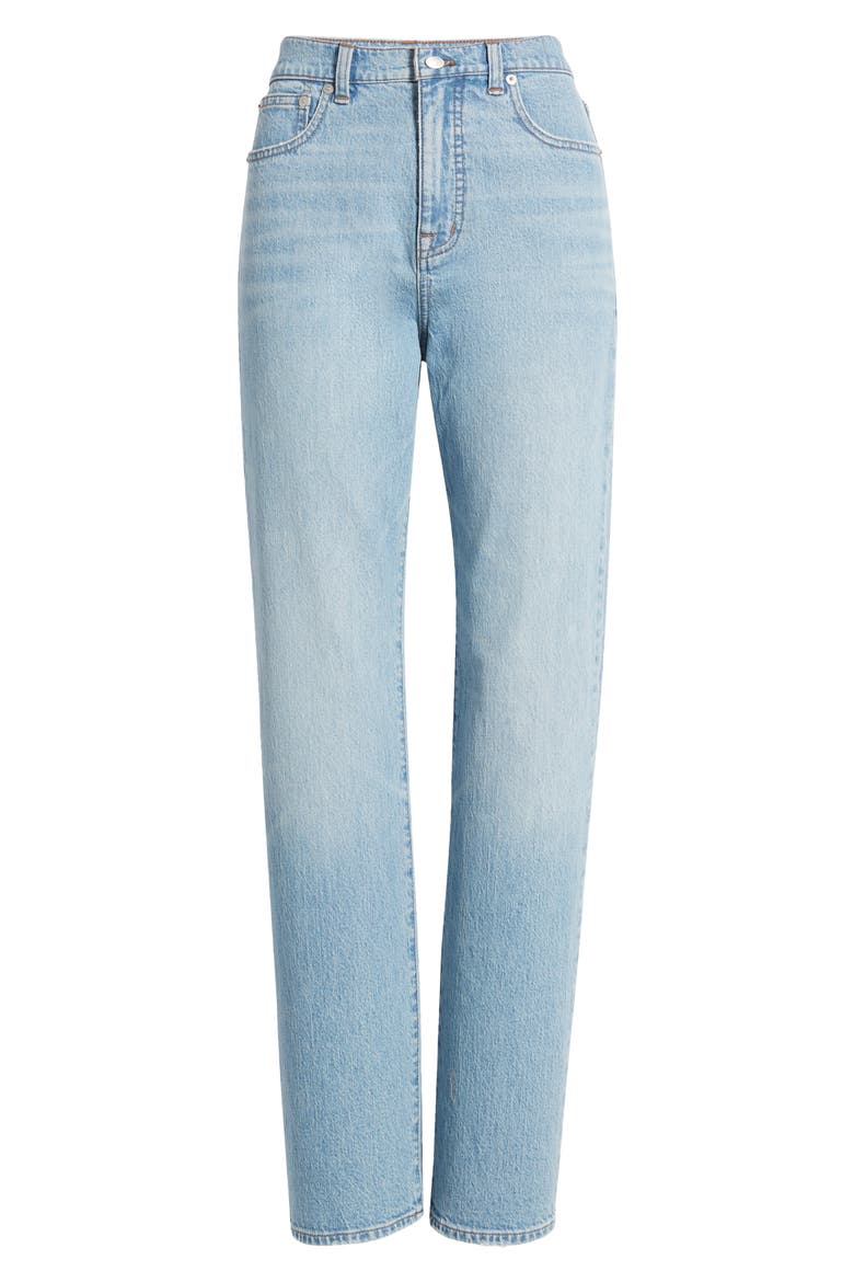The '90s High Waist Straight Leg Jeans, Alternate, color, FERMAN WASH