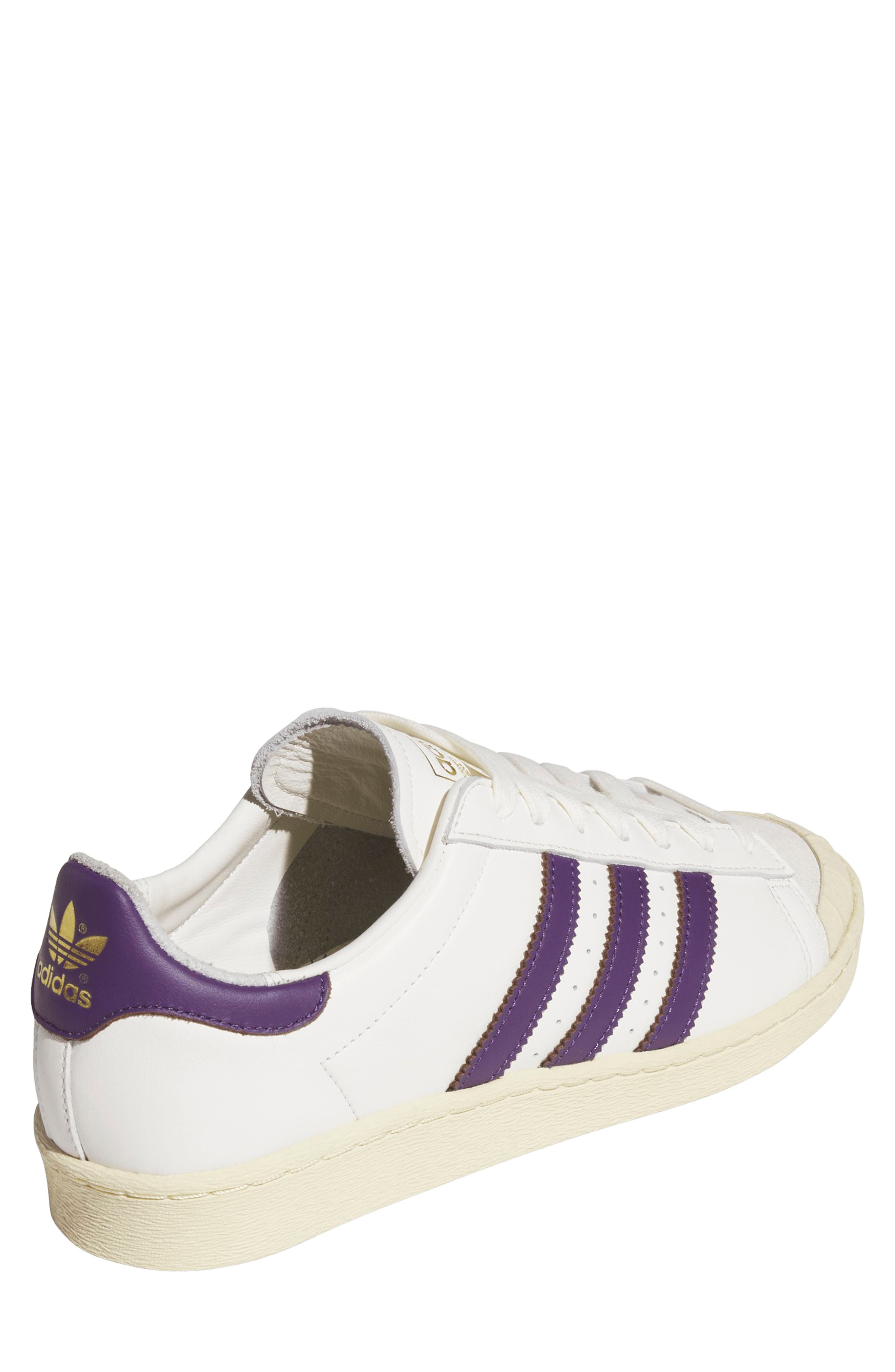 adidas Gender Inclusive Jabbar Half Shell OG Sneaker, Alternate, color, Off White/ Violet/ Vanilla
