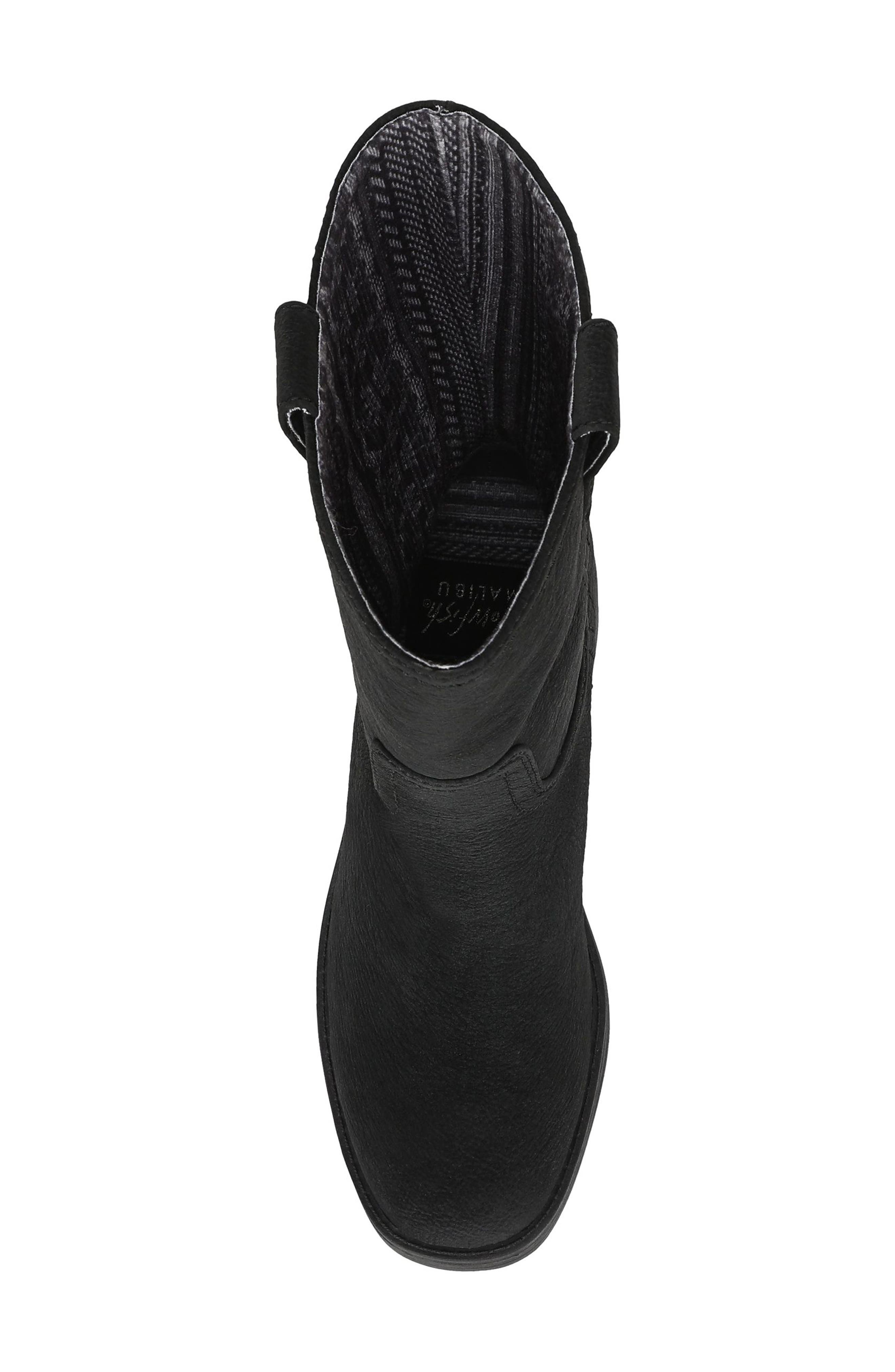 Nomadic Knee High Boot, Alternate, color, BLACK FAUX SUEDE