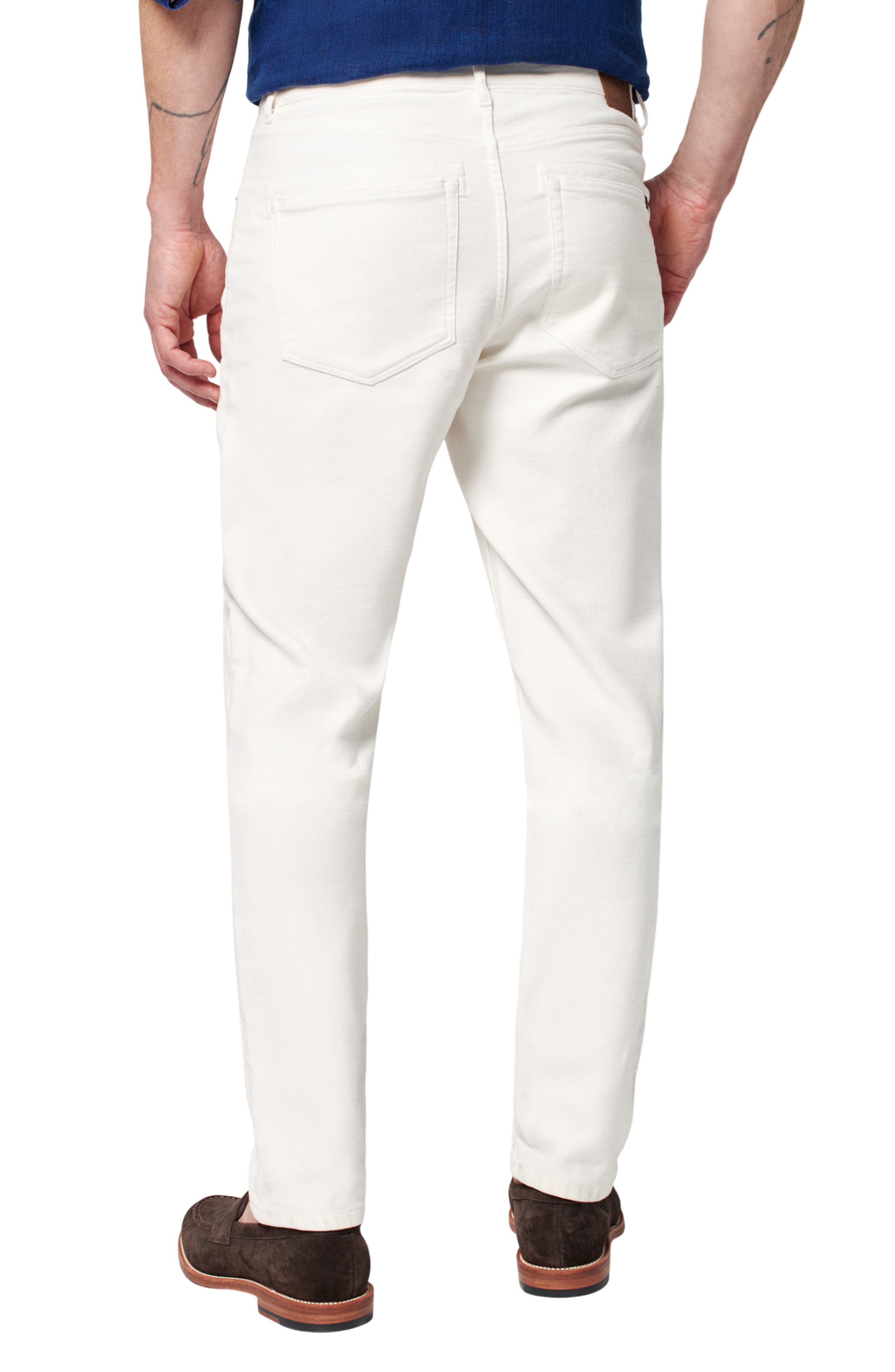 Stretch Terry Athletic Fit Straight Leg Five-Pocket Pants - image 2