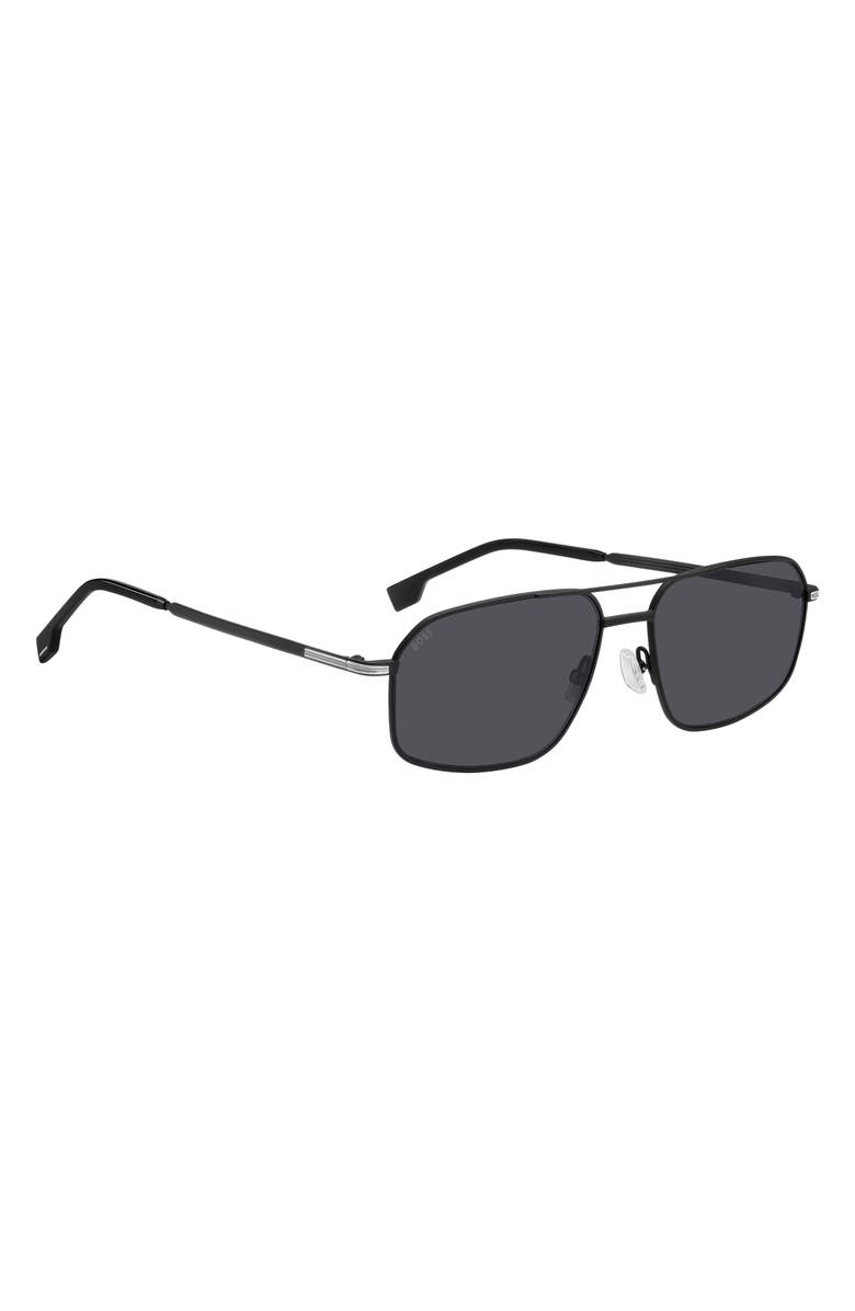 BOSS 58mm Aviator Sunglasses, Alternate, color,
