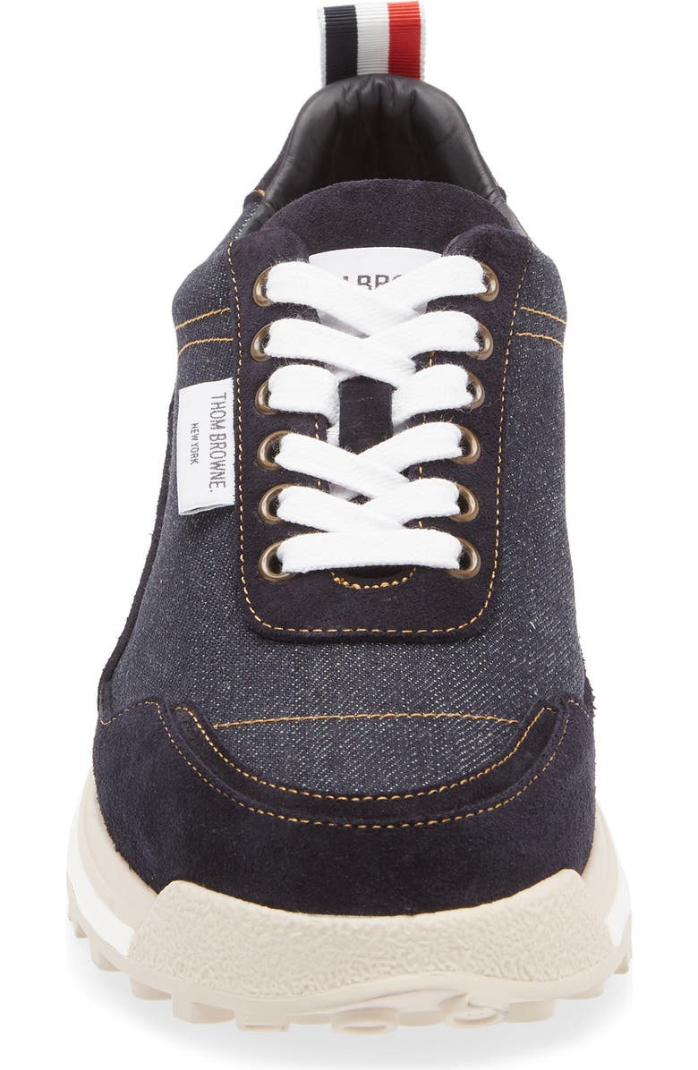 Thom Browne Alumni Tech Runner Sneaker, Alternate, color, Navy