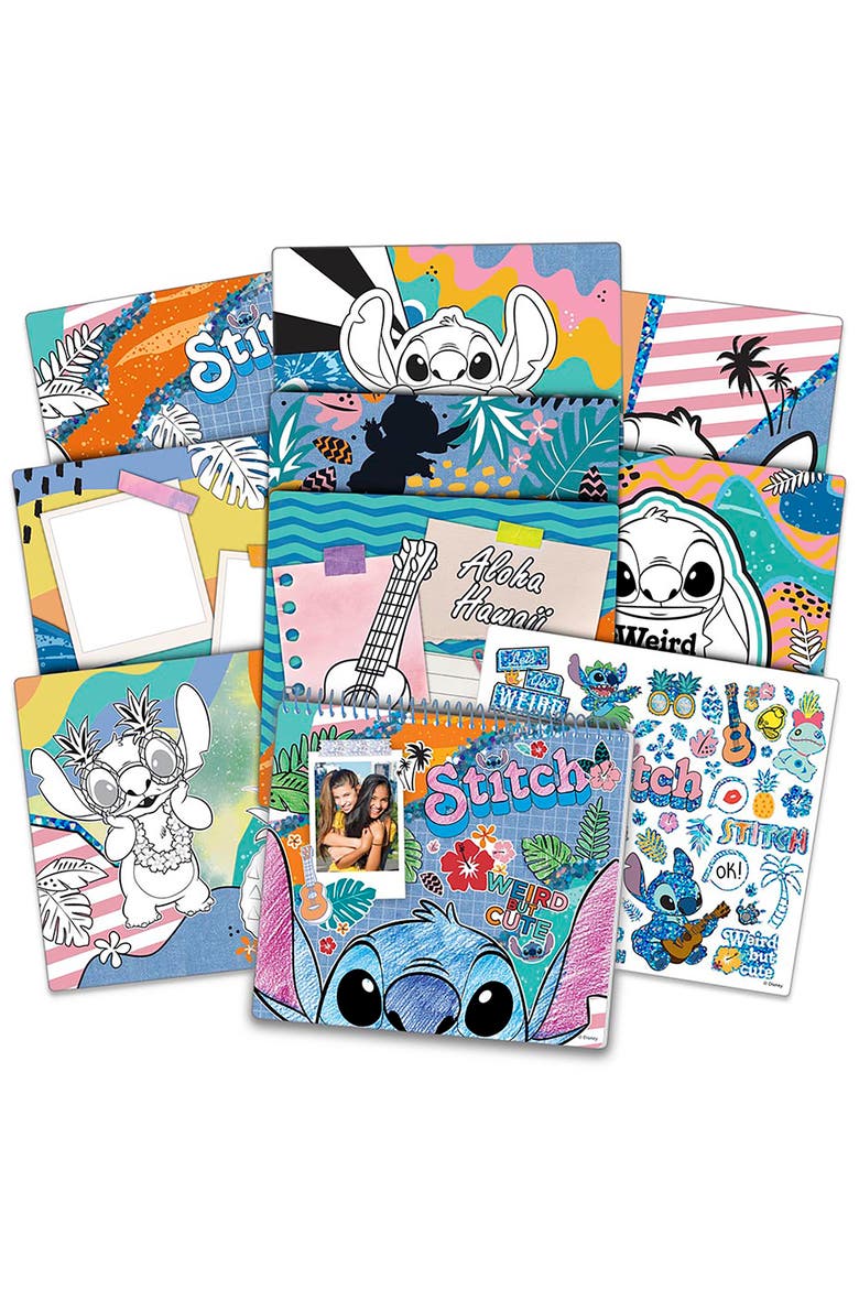 Disney Stitch Color & Collage Set, Main, color, Multicolored