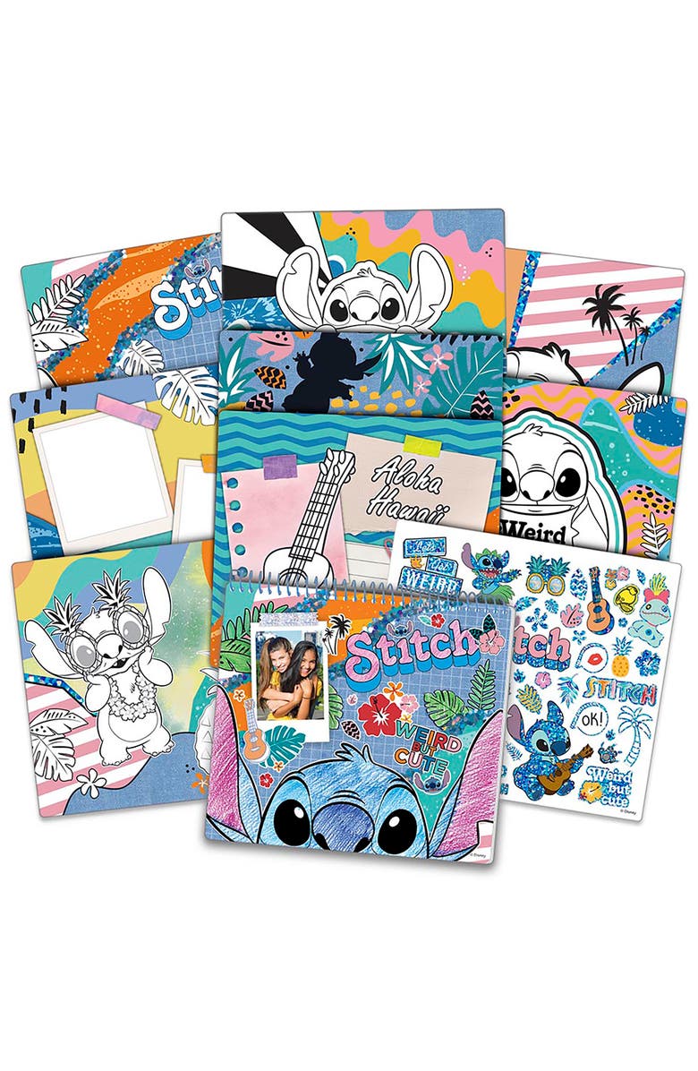 Fashion Angels Disney Stitch Color & Collage Set, Main, color, Multicolored