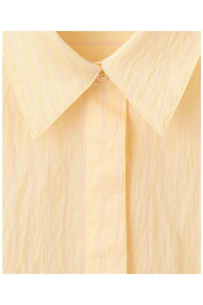 Limonce Side Tie Button-Up Shirt, Alternate, color, YELLOW