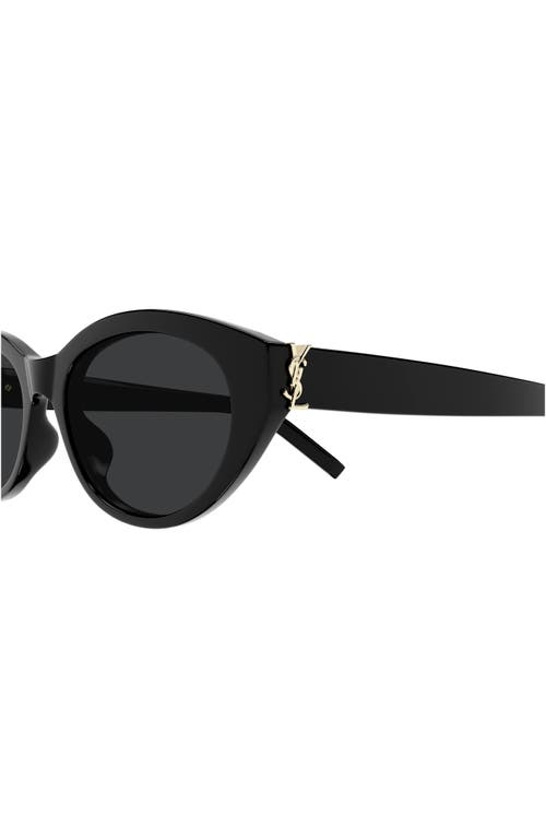 Saint Laurent Sl M148 Recycled Acetate Round Sunglasses In Black