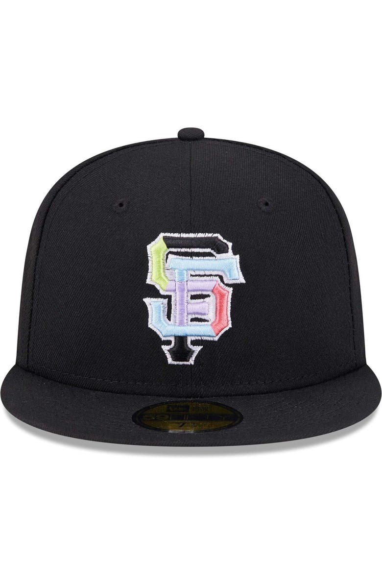 New Era Men's New Era Black San Francisco Giants Multi-Color Pack 59FIFTY Fitted Hat, Alternate, color, Black
