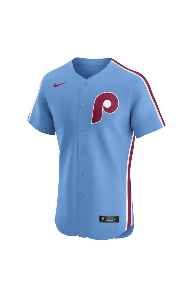 Nike Men's Nike Light Blue Philadelphia Phillies Alternate Elite Jersey, Alternate, color,