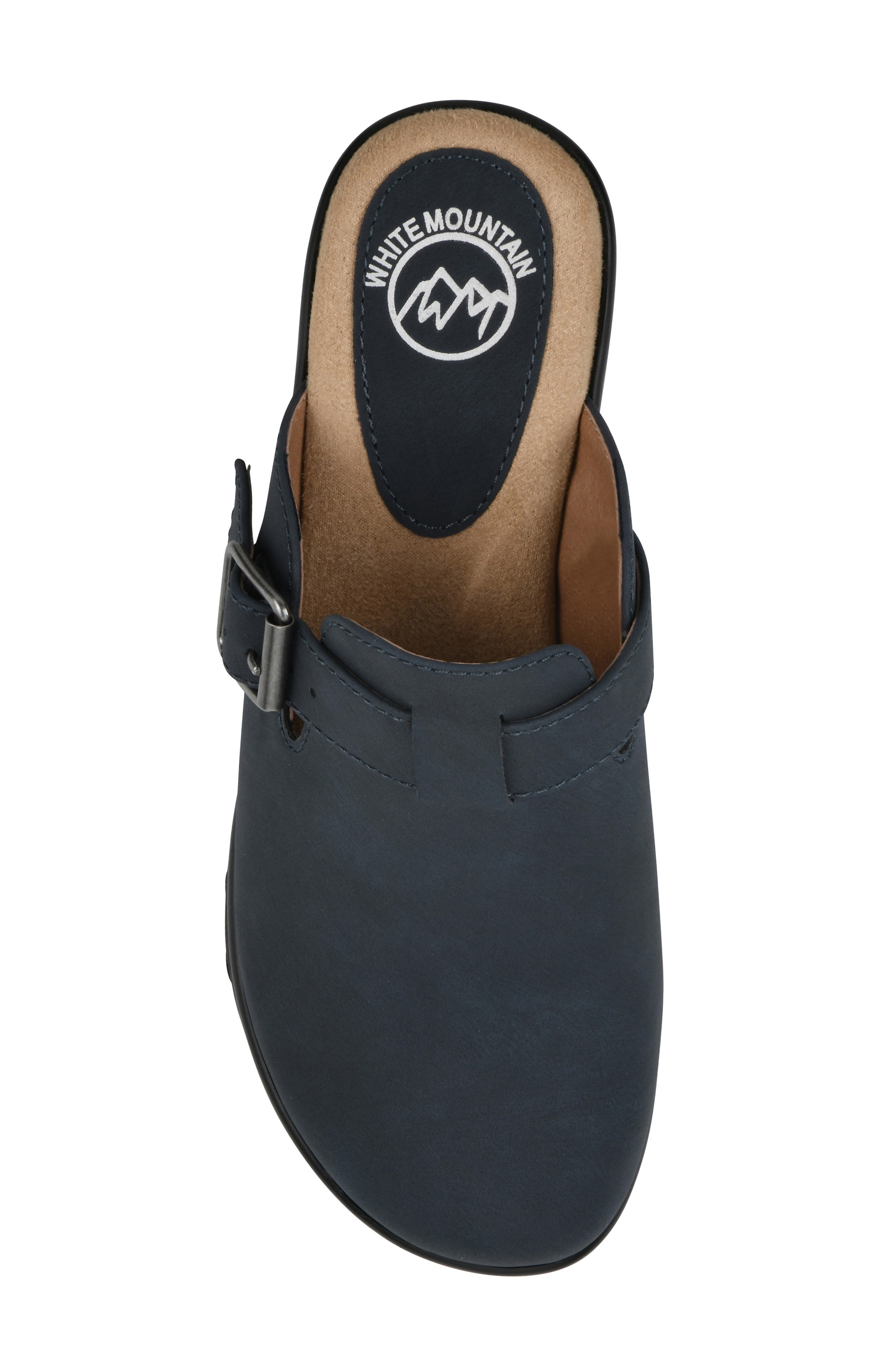 Viewed Mule, Alternate, color, NAVY SMOOTH