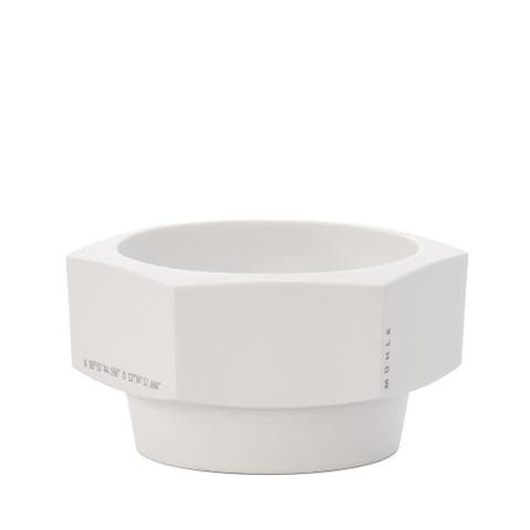 Hexagon White Porcelain Shaving Bowl