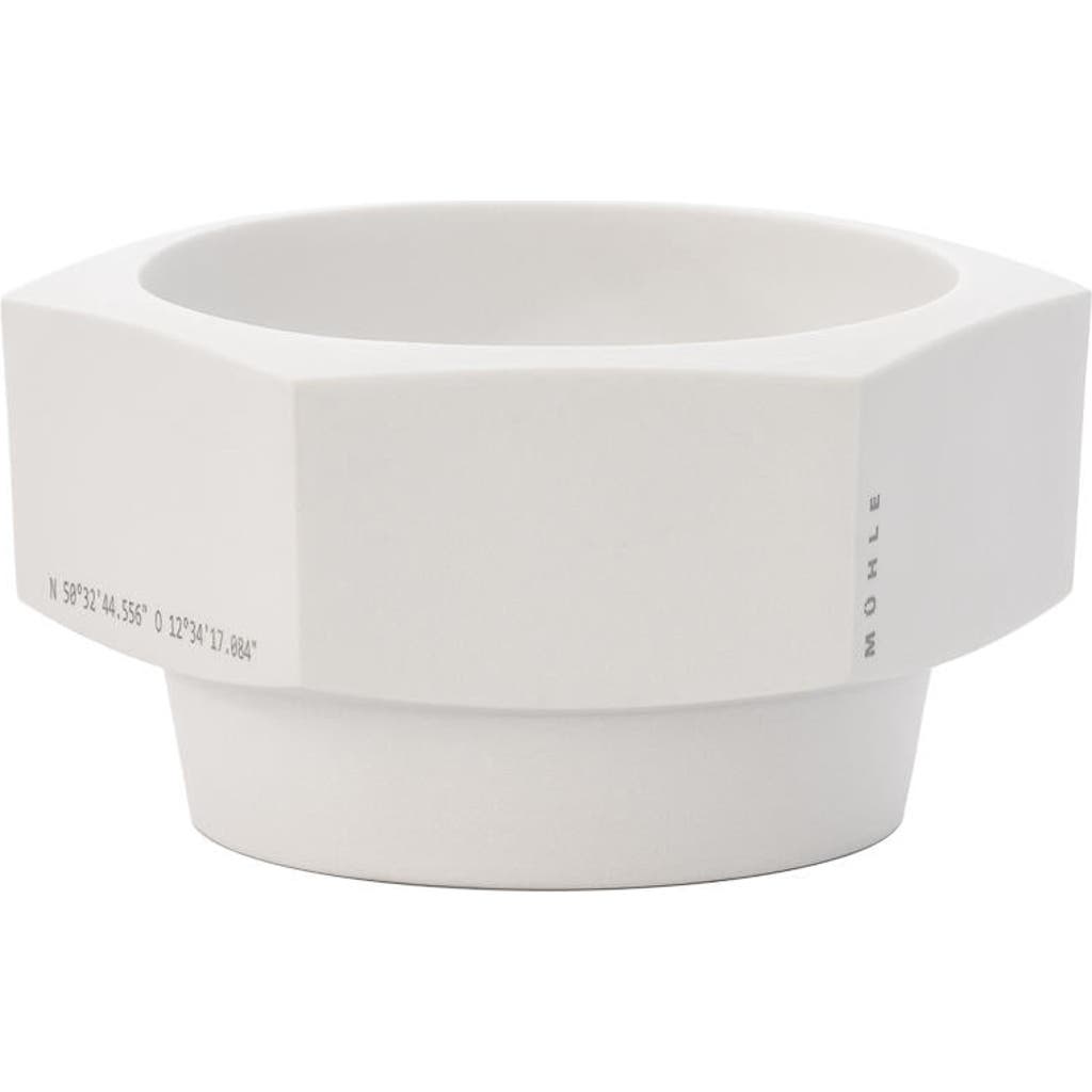 Mühle Hexagon White Porcelain Shaving Bowl In White