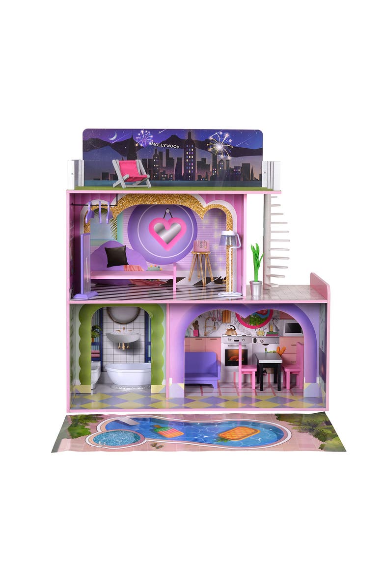 Teamson Kids Olivia's Little World Dreamland Sunset Dollhouse, Alternate, color, Multi-Color