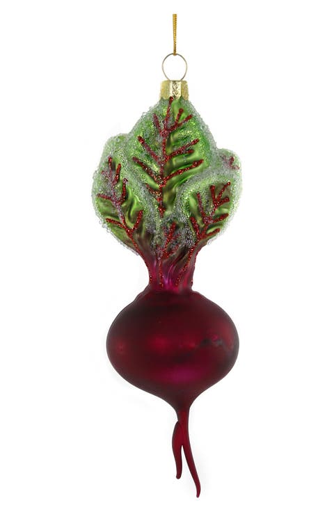 Heirloom Beet Glass Ornament