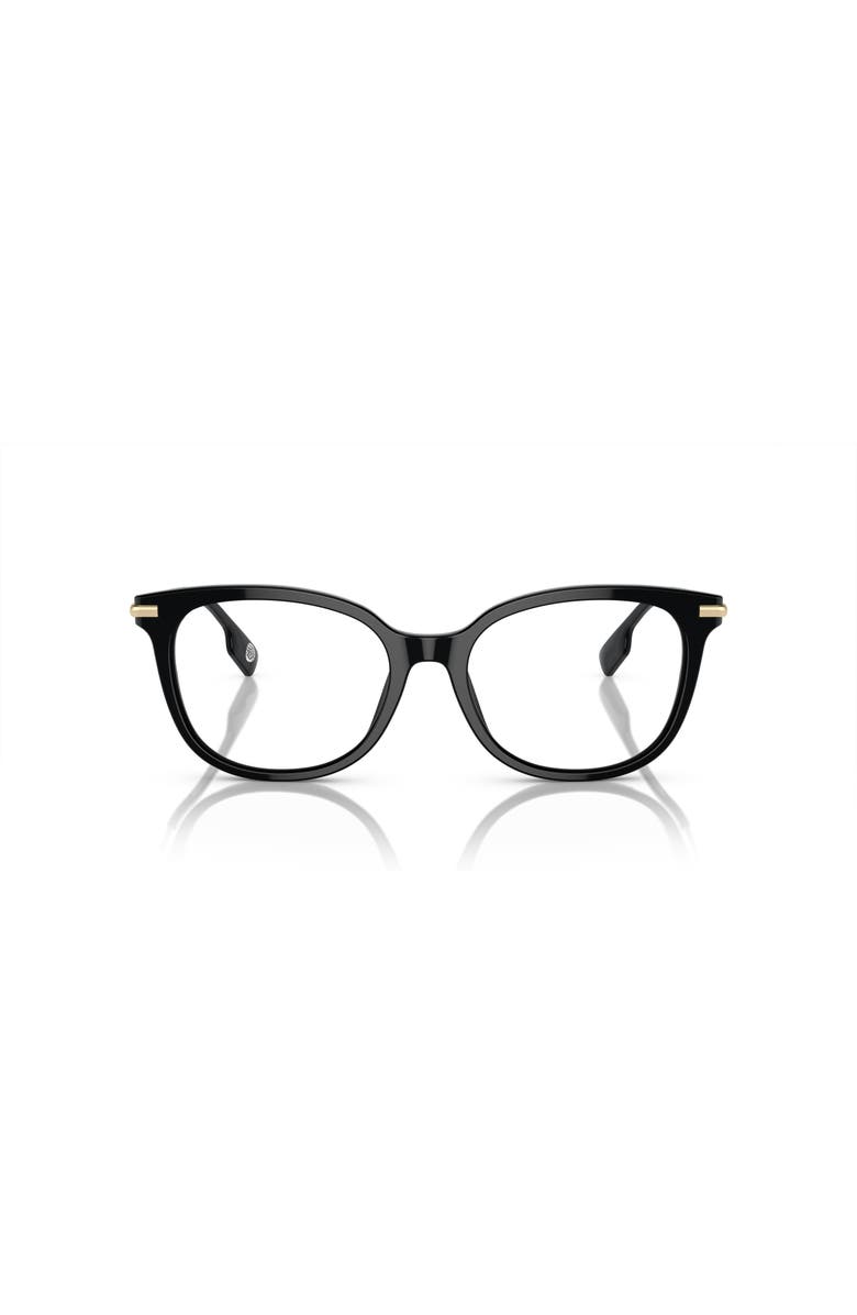 Burberry 53mm Square optical glasses, Alternate, color, Black
