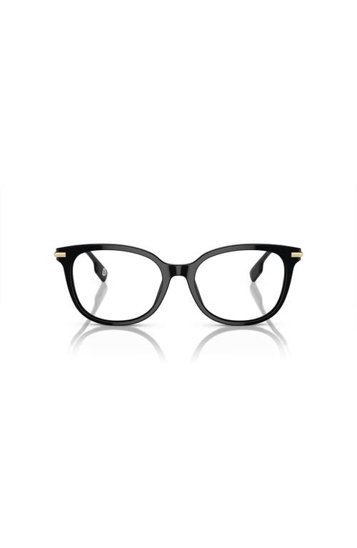 Burberry 53mm Square Optical Glasses In Black