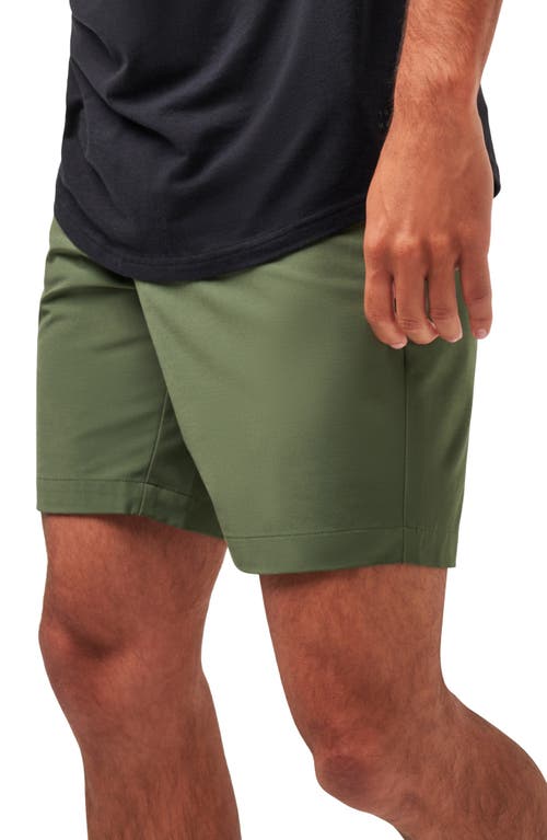 Travismathew Open To Close Tech Chino Shorts In Thyme