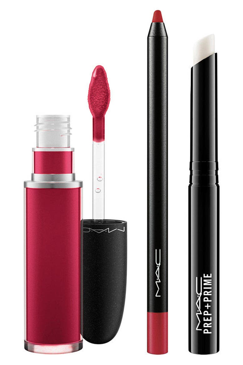 MAC Look in a Box Early to Red Lip Kit (Nordstrom Exclusive), Main, color, NO COLOR