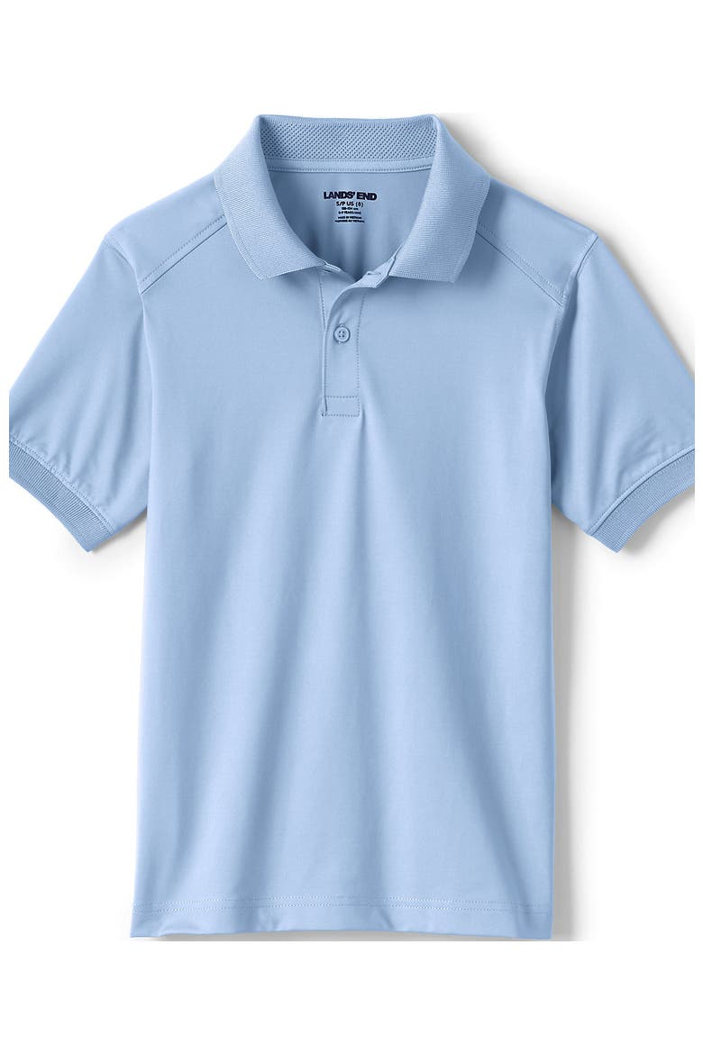 School Uniform Kids Short Sleeve Rapid Dry Polo Shirt, Alternate, color, Blue