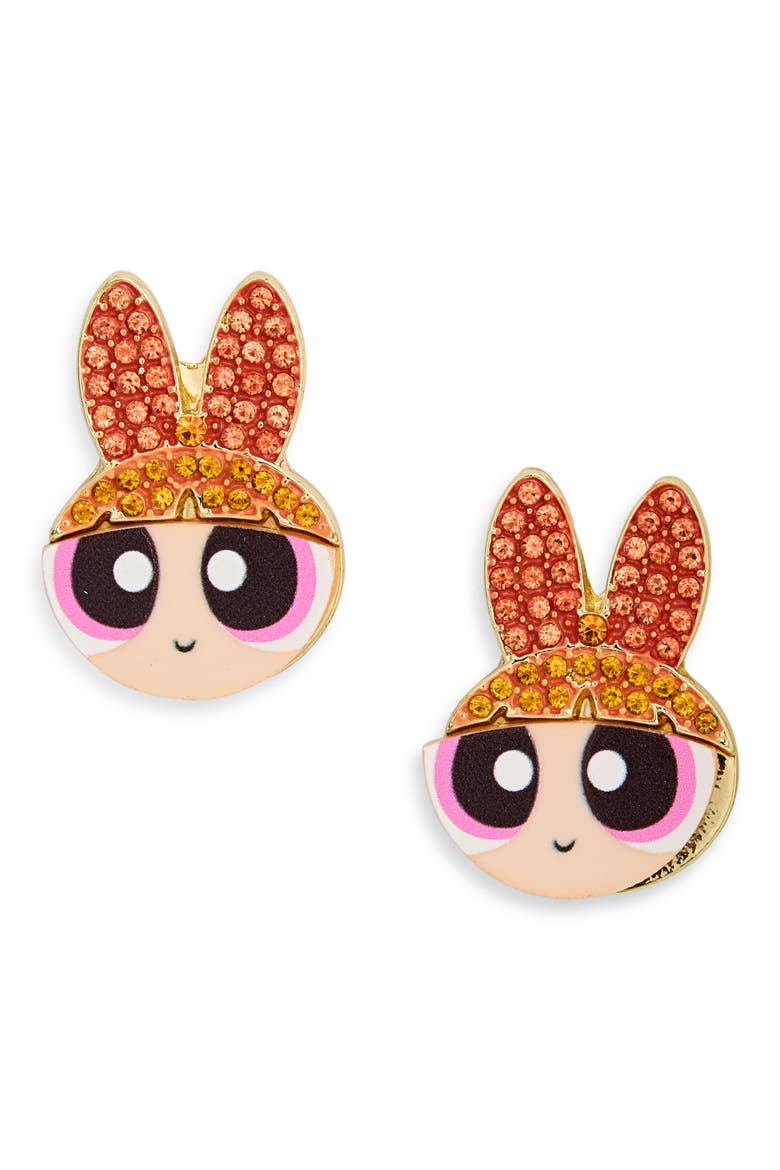 Powerpuff Girls™ Blossom Stud Earrings, Alternate, color, MULTI