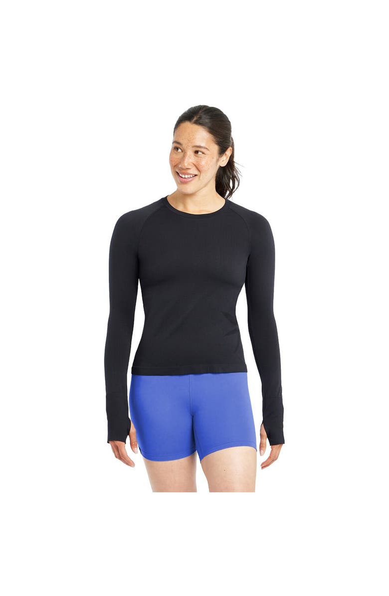Oiselle Float Long-Sleeve Shirt - Women's, Alternate, color, Black
