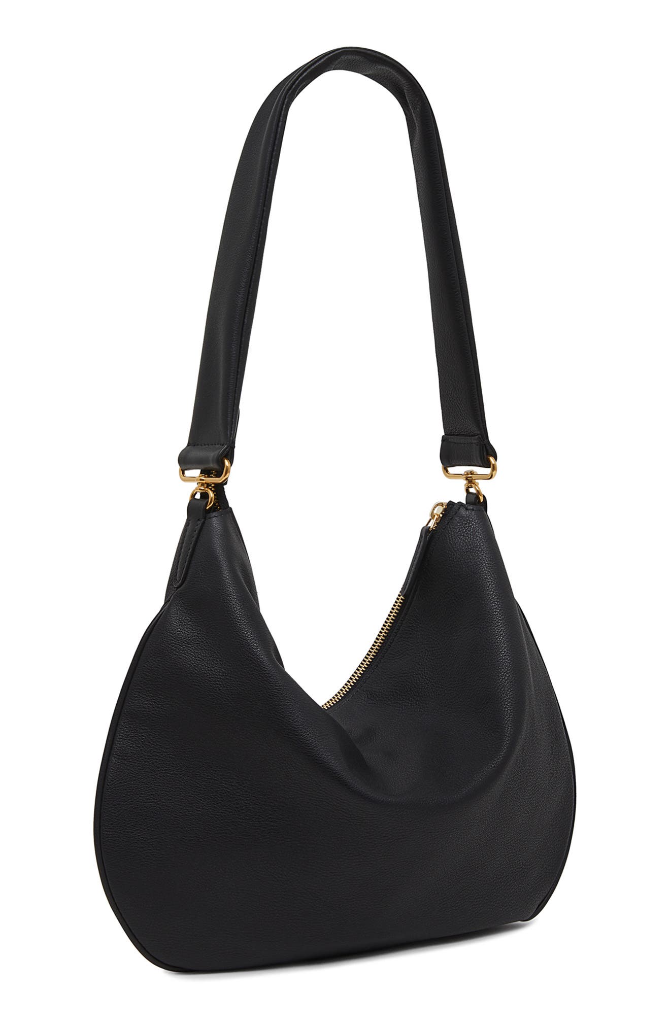 Mansur Gavriel Swing Leather Shoulder Bag, Main, color, 
