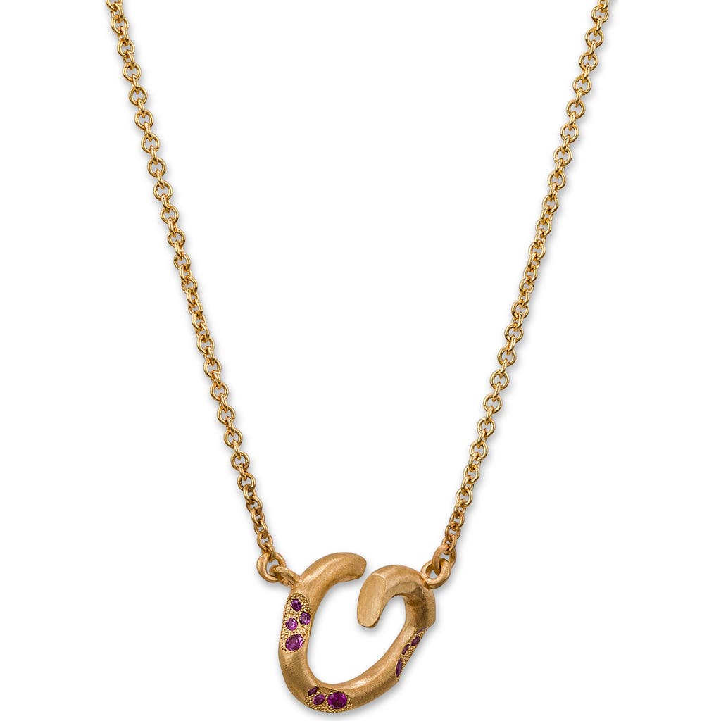 Eloise Jewelry Oasis Radiance Necklace With Gemstone In Gold