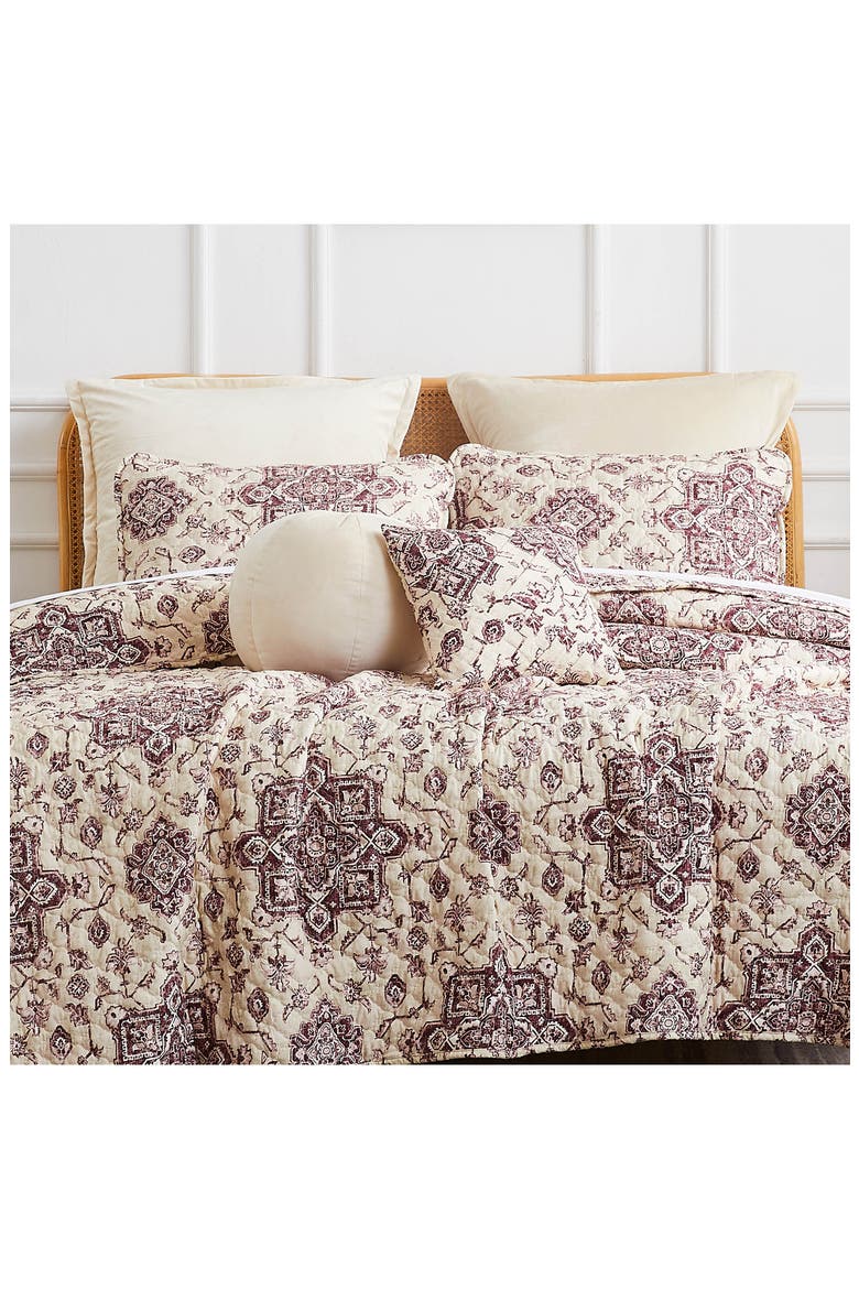 Persia 7-Piece Quilt Set, Alternate, color, EGGPLANT