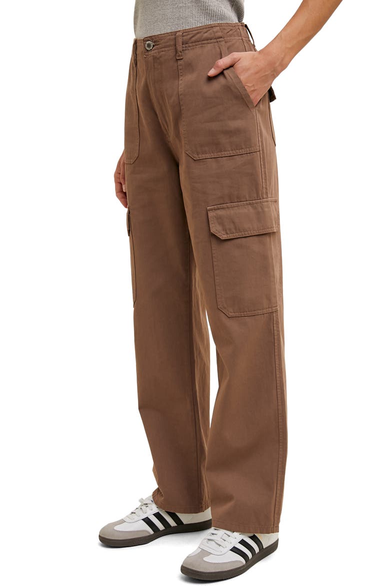 Straight Leg Cargo Pants, Alternate, color, MOCHA