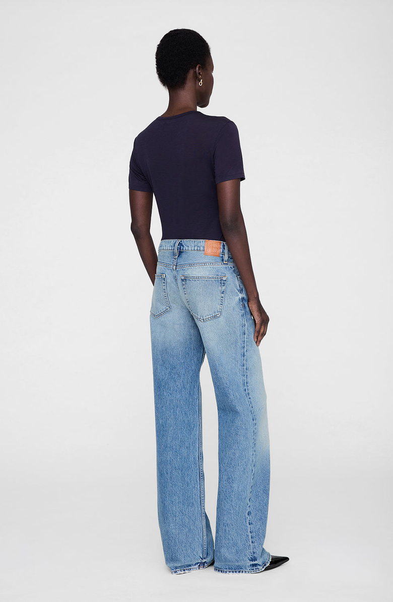 ANINE BING Sylvie Tee T-Shirt, Alternate, color, Midnight Blue