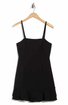 French Connection Whisper Double Frill A-Line Dress