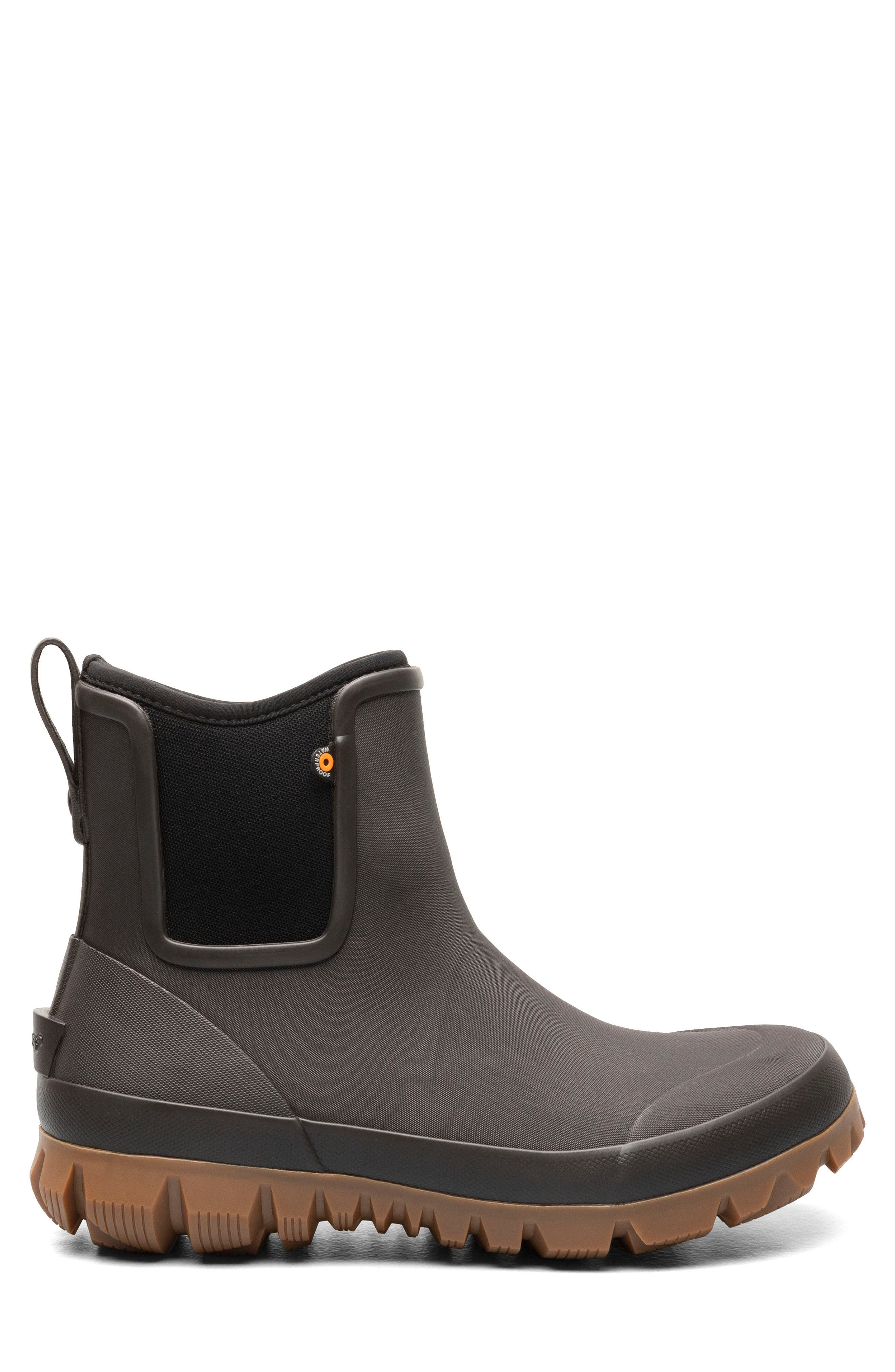 Bogs Arcata Waterproof Chelsea Boot, Alternate, color, Dark Brown