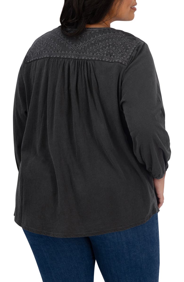 Lucky Brand Embroidered Top, Alternate, color,