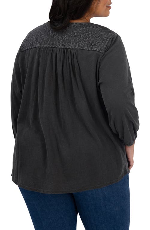 Lucky Brand Embroidered Top