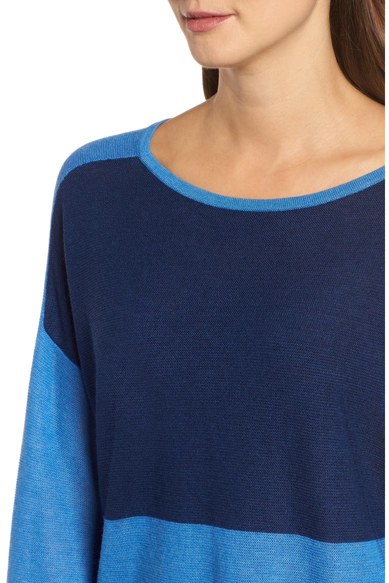 Colorblock Sweater, Alternate, color, CELESTIAL