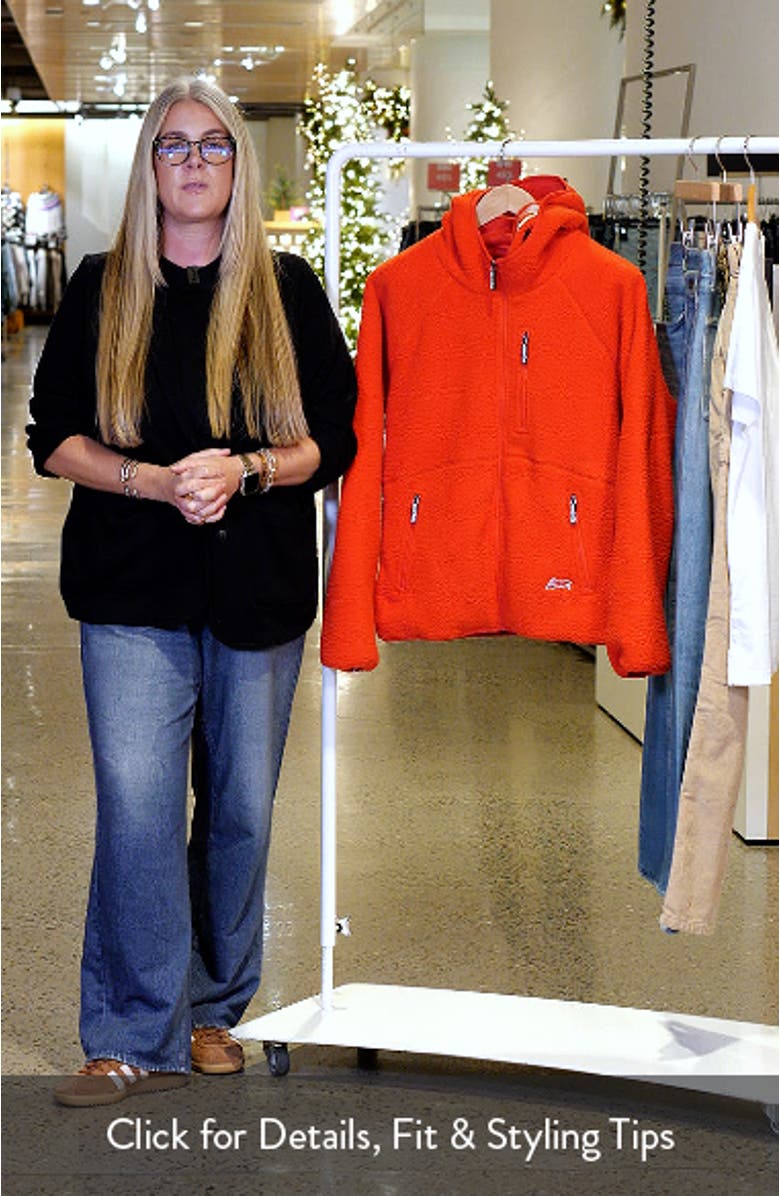 Grin Front Cotton Fleece Zip Hoodie, sales video thumbnail