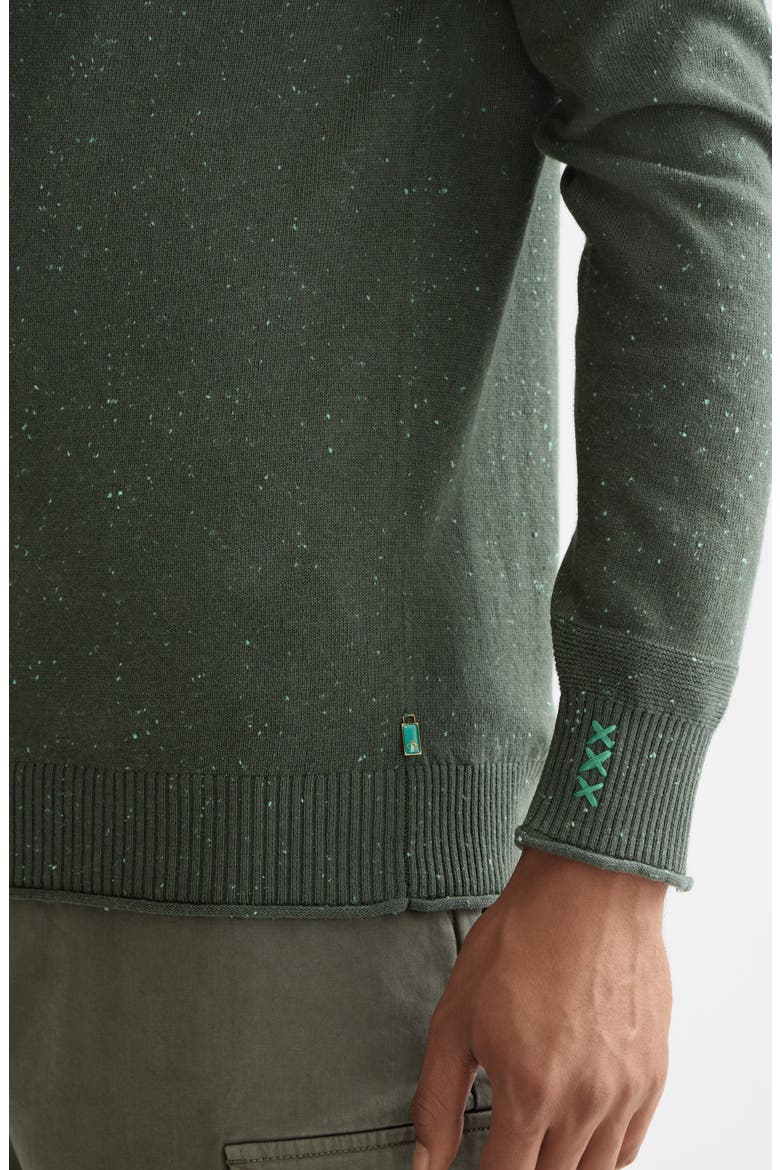 Neps Cotton & Wool Sweater, Alternate, color, THYME